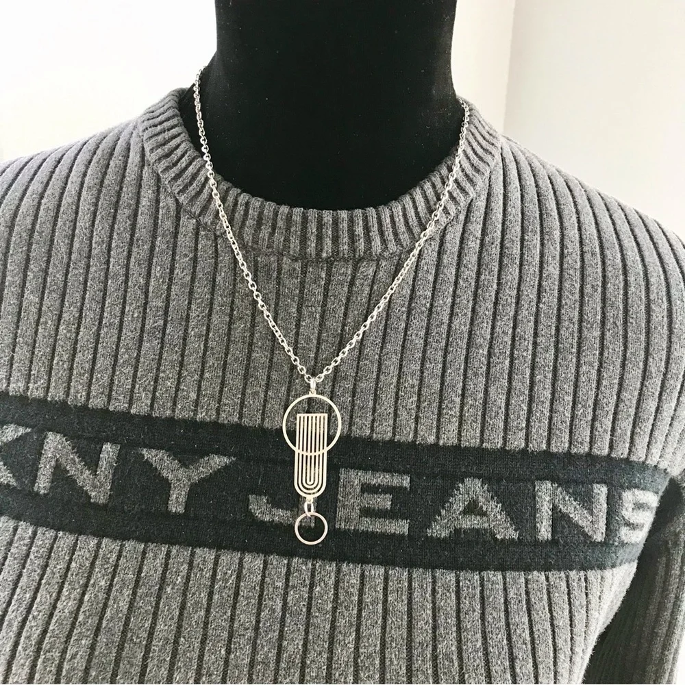 🆕 All As One Laser Cut Necklace and Earrings Set Stainless Steel - Picture 4 of 6